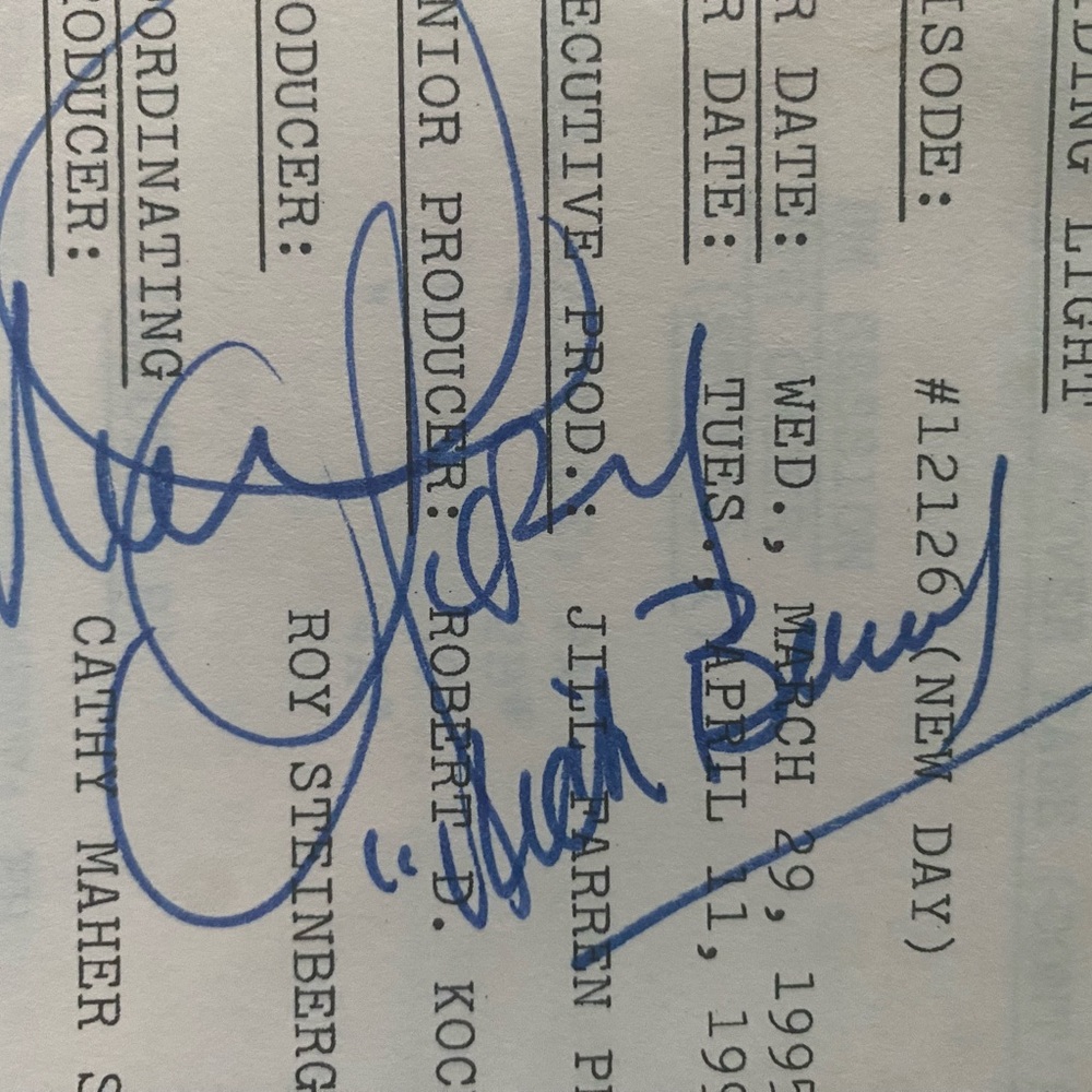 Autograph Soap Opera Script from Guiding Light - Picture 14 of 16